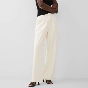 French Connection Harry Suiting Trousers in Classic Cream | Size 8
